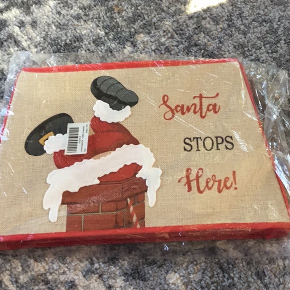 Lulu Home Christmas Tree Collar, Foldable Hexagon Buffalo Plaid - Picture 3 of 8